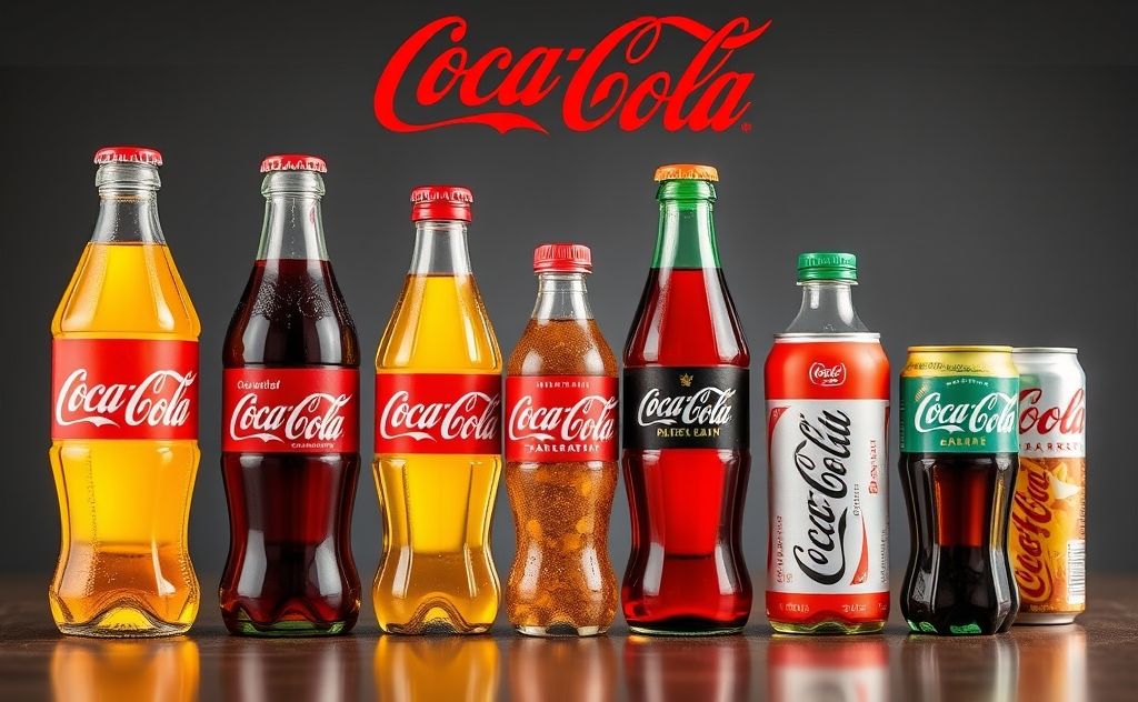 Notable Coca-Cola brands and drinks lineup