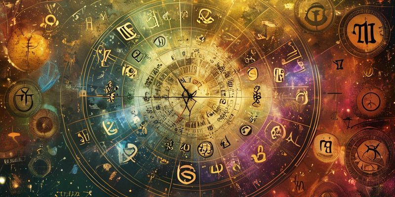 Numeroloji haritası ve semboller