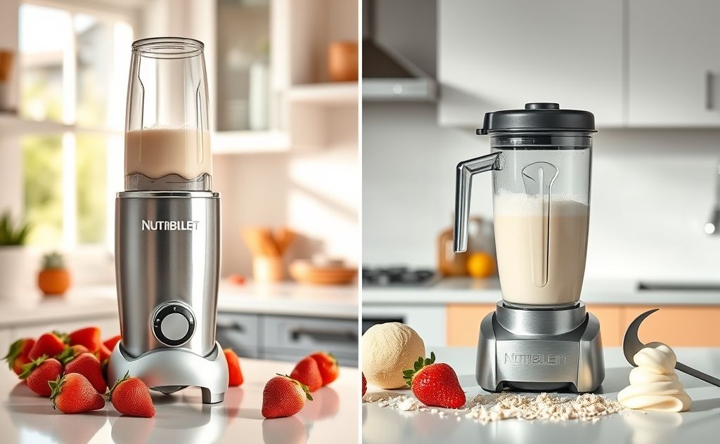 Nutribullet milkshake easy use vs traditional blender