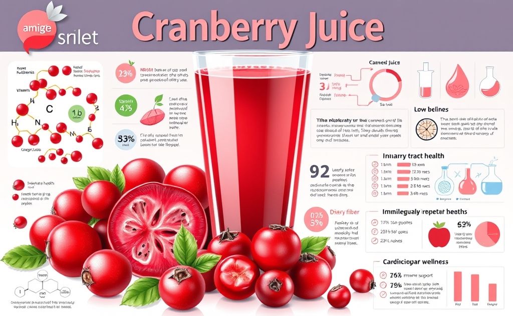 Nutrient benefits in cranberry juice research