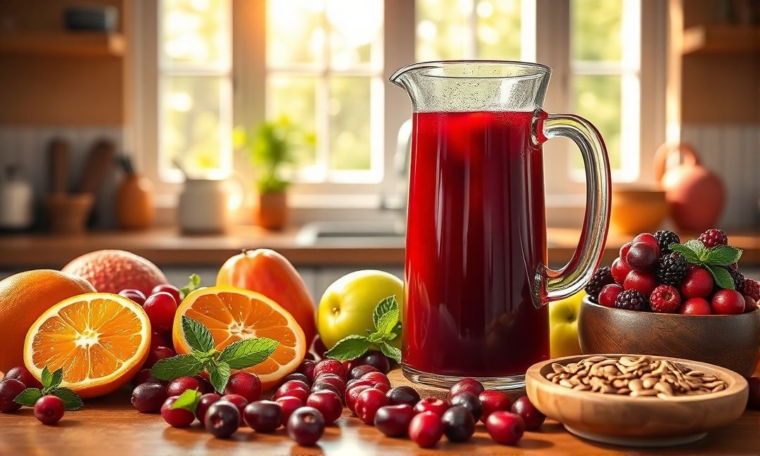 Nutrient density in cranberry juice blends