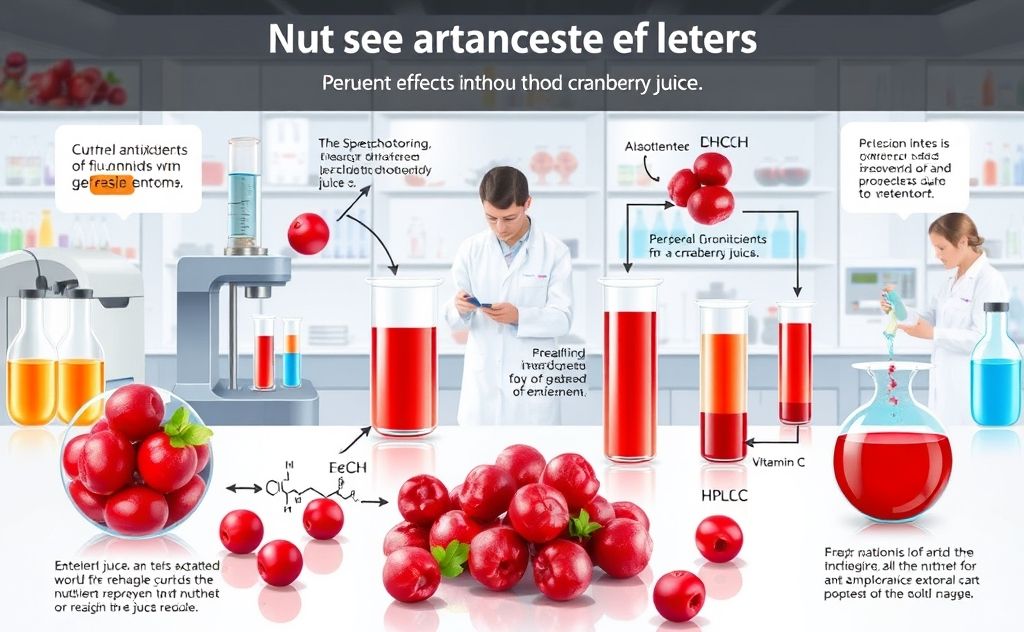 Nutrient effects from cranberry juice methods