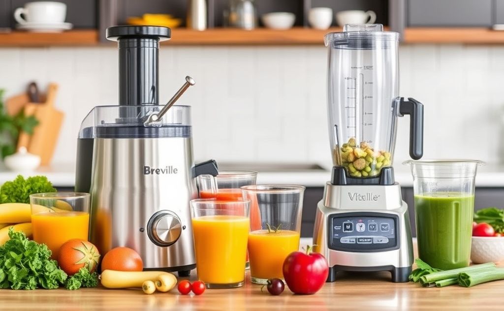 Nutritional benefits Breville Juicer Vitamix Blender
