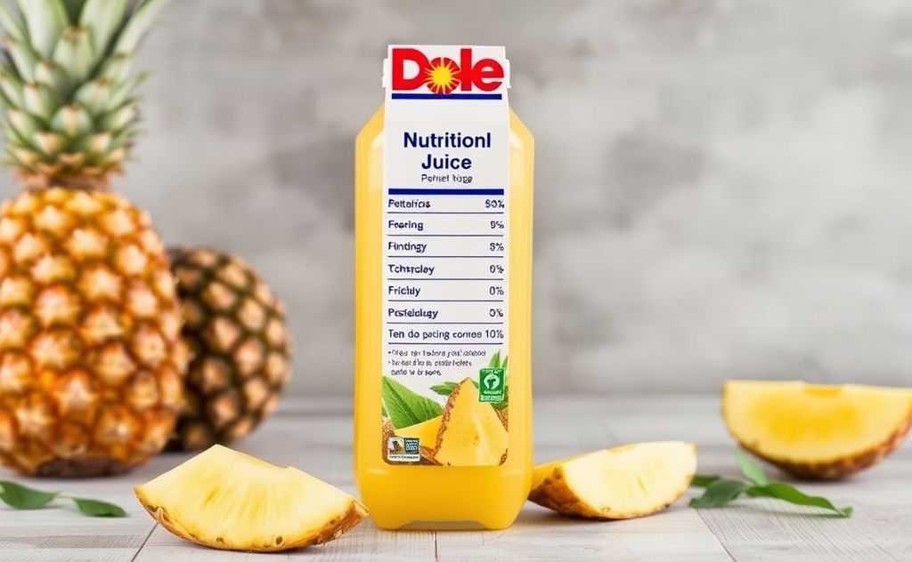 Nutritional benefits Dole Pineapple Juice gluten free