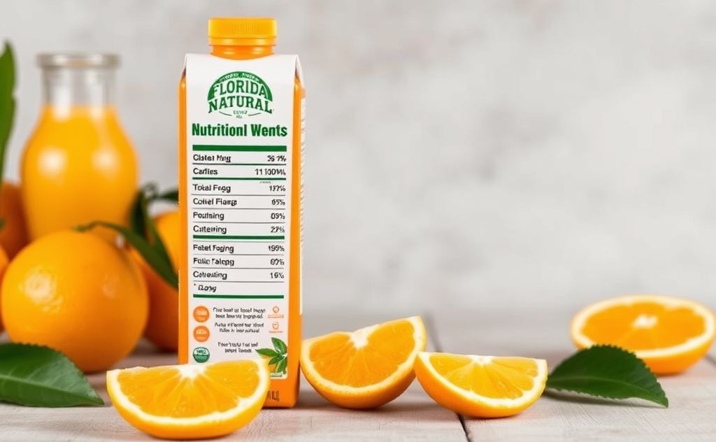 Nutritional benefits Florida Natural Orange Juice gluten free