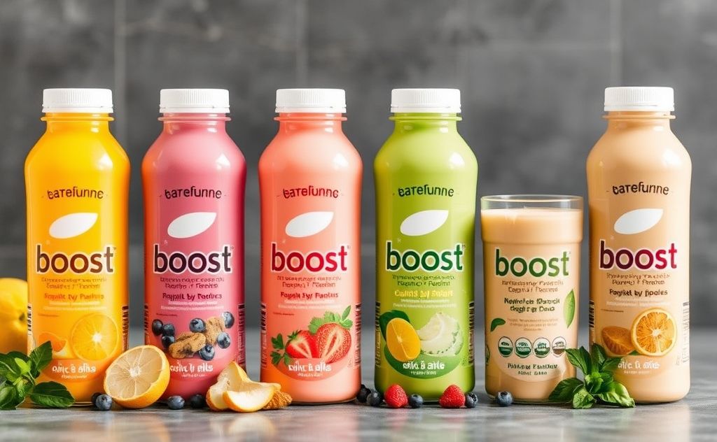 Nutritional benefits of Boost drink varieties