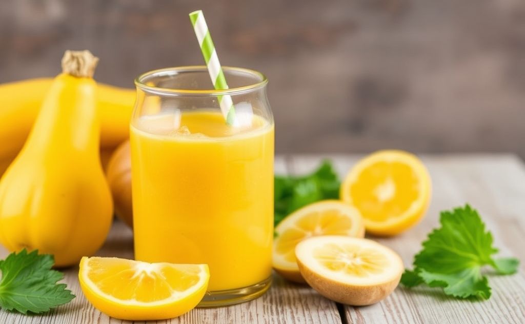 Nutritional benefits of fresh squash juice