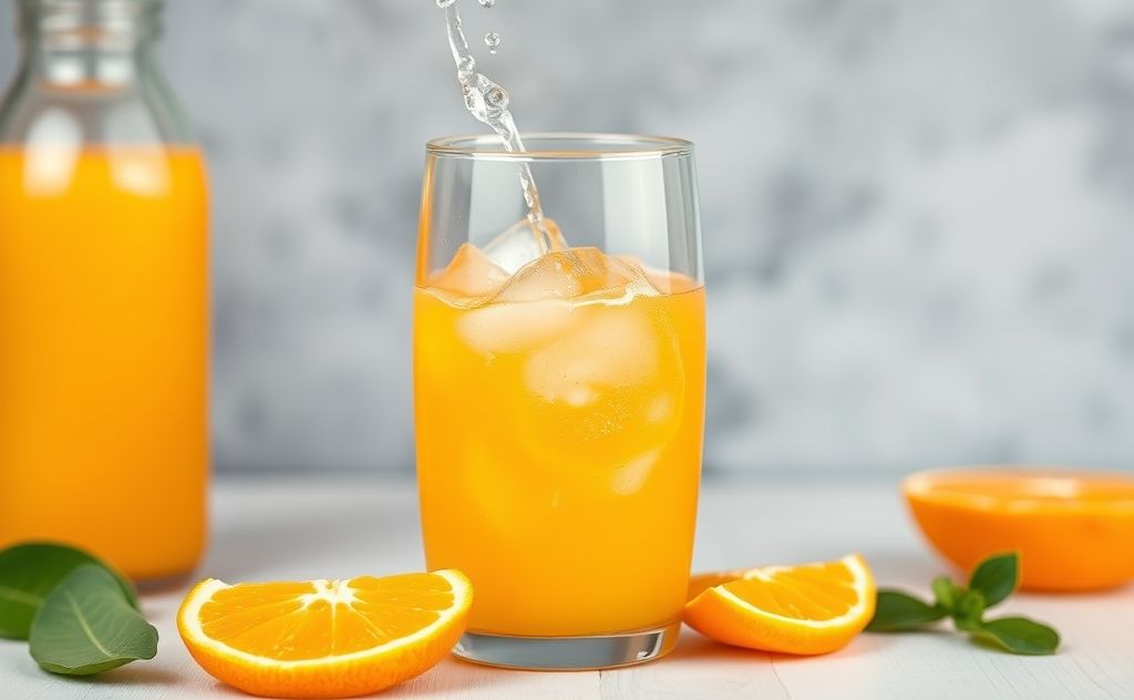 Nutritional benefits of orange juice, focus on hydration