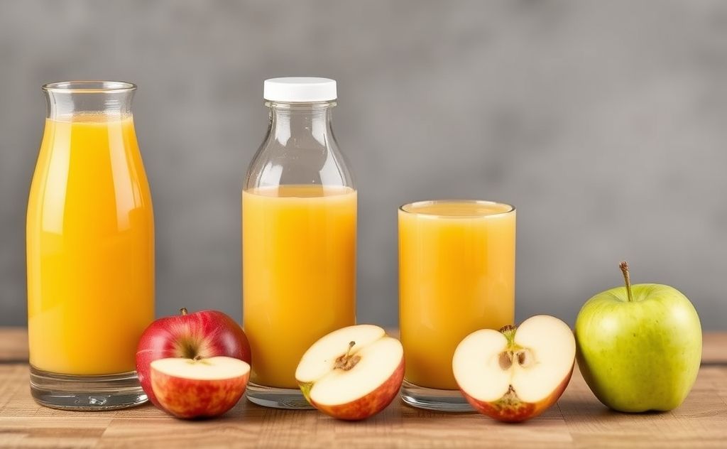 Nutritional comparison apple juice whole apples