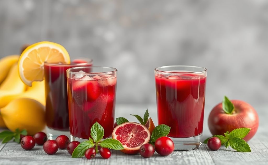 Nutritional contrast between cold press hot press cranberry juice