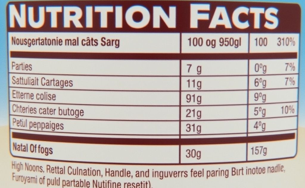 Nutritional facts High Noon malt beverage