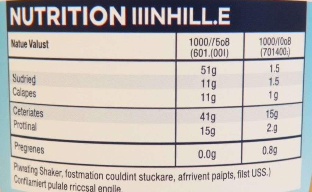 Nutritional value of Ripple Protein Shake