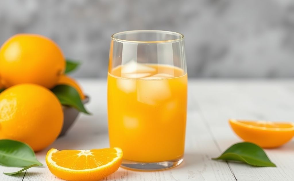 Nutritional value of orange juice with vitamin K