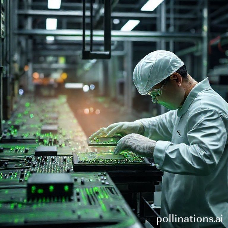 엔비디아 AI 칩 생산 현장