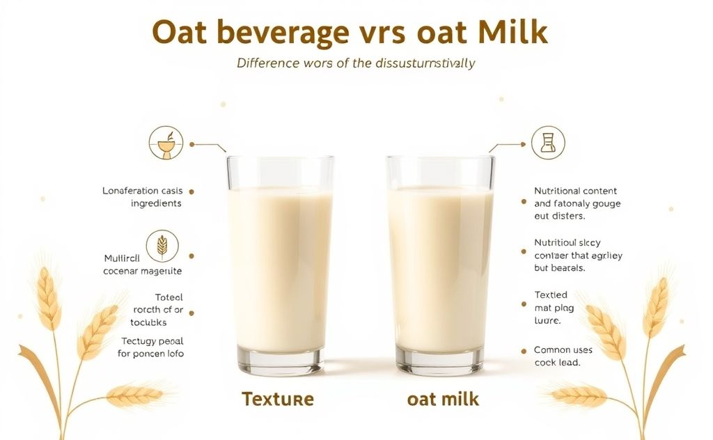 Oat beverage versus oat milk differences