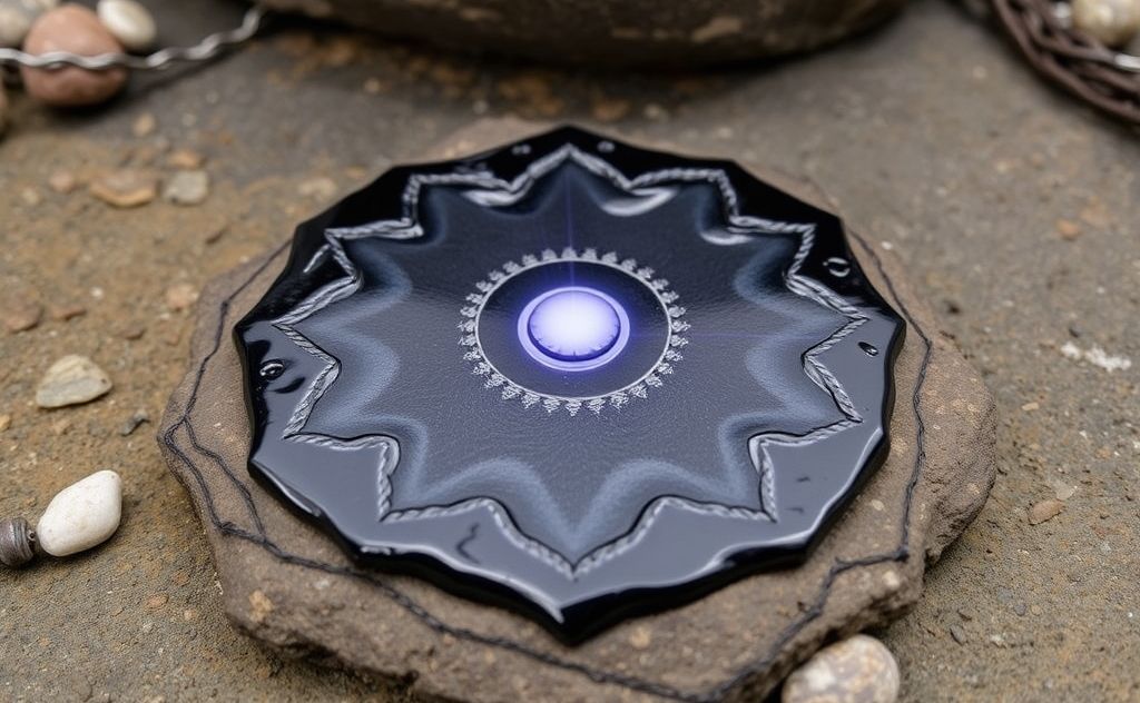 Obsidian's connection to root chakra energy