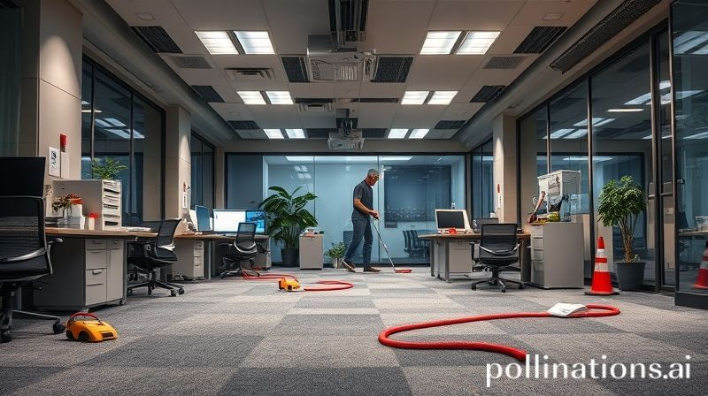 Cuci karpet kantor malam hari