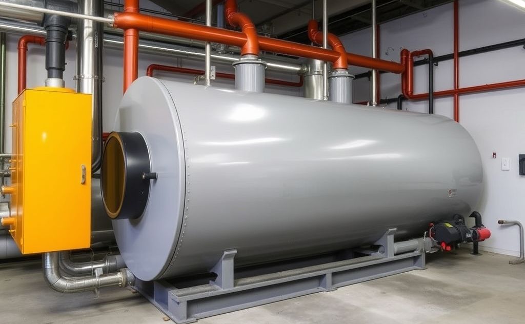 Oil fired hydronic boiler with fuel types