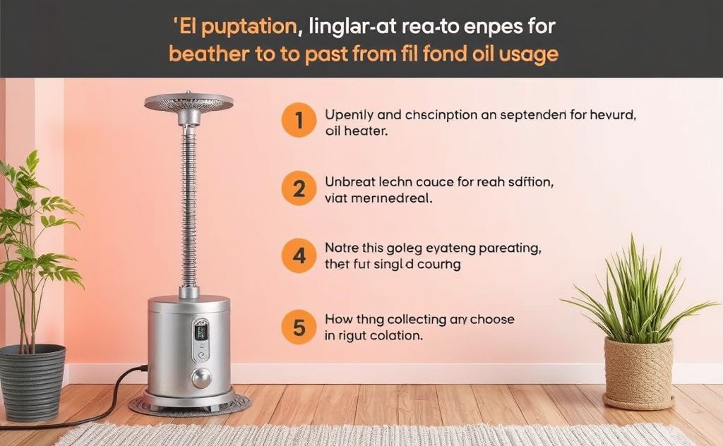 Oil heater consumption factors and usage tips
