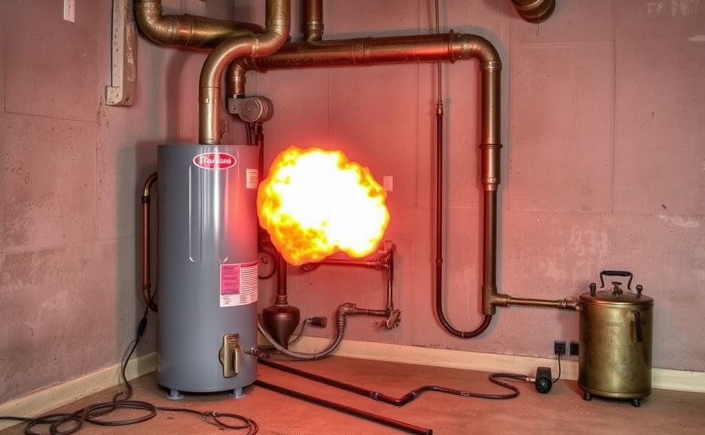 Oil heater safety concerns and explosion risks