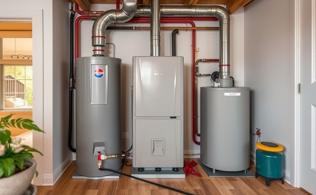 Oil heating system operation in a home