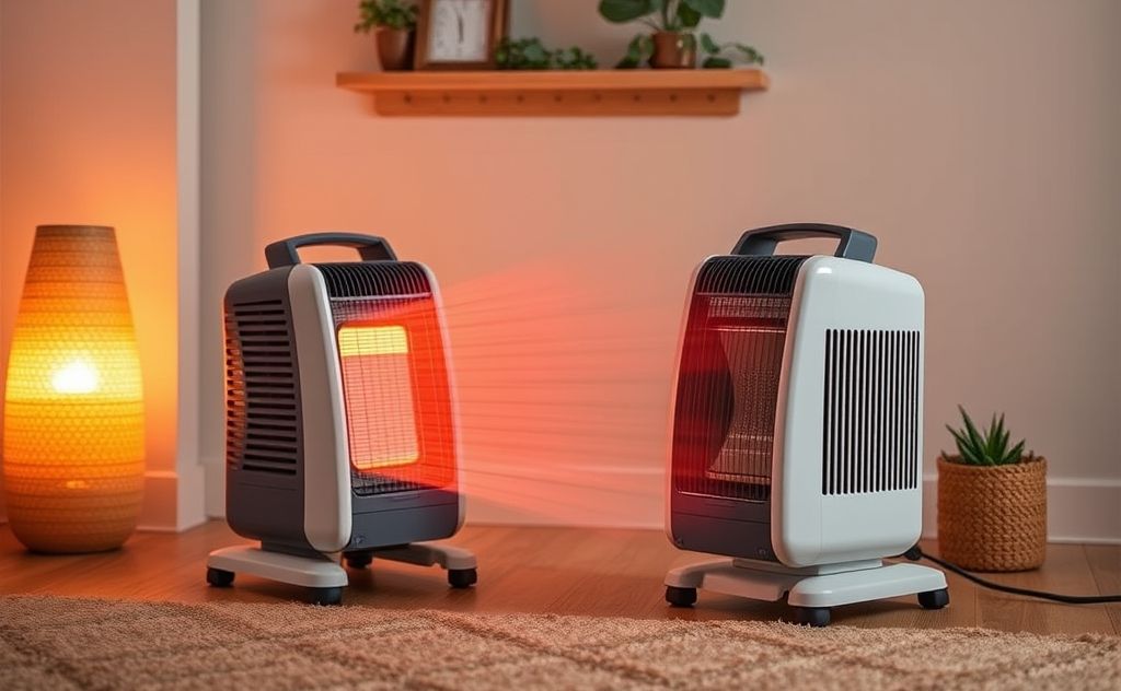 Oil portable heaters operate quietly, providing warmth.