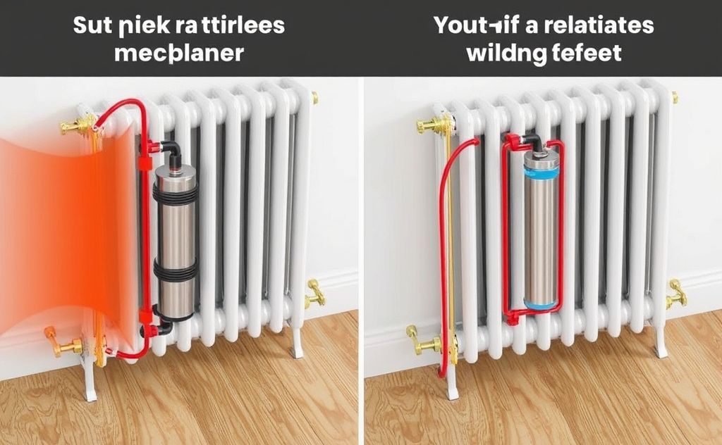 Oil-filled radiator heating mechanism comparison