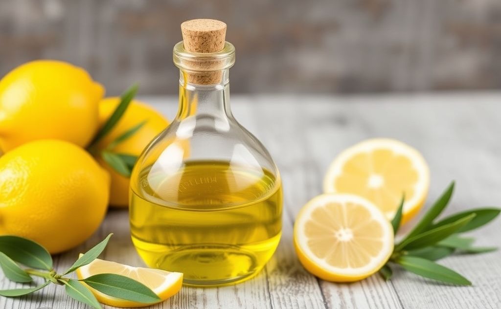 Olive oil and lemon juice health benefits blend