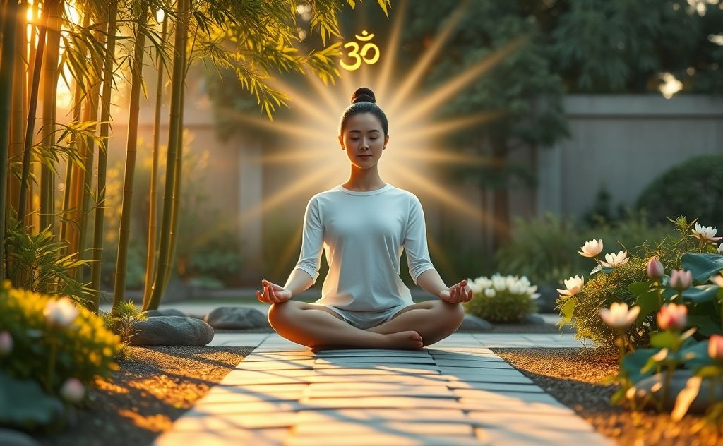 Om meditation practice for inner peace and focus