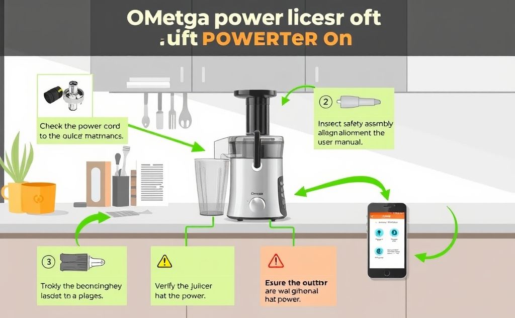 Omega Juicer not powering on troubleshooting steps
