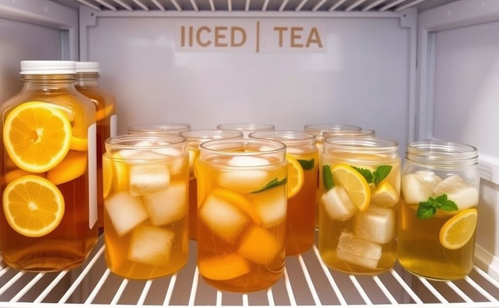 Opened iced tea shelf life and storage tips