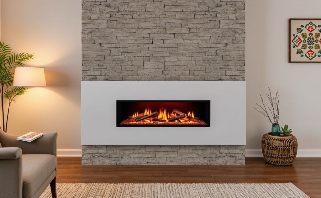 Operating costs for electric fireplace use