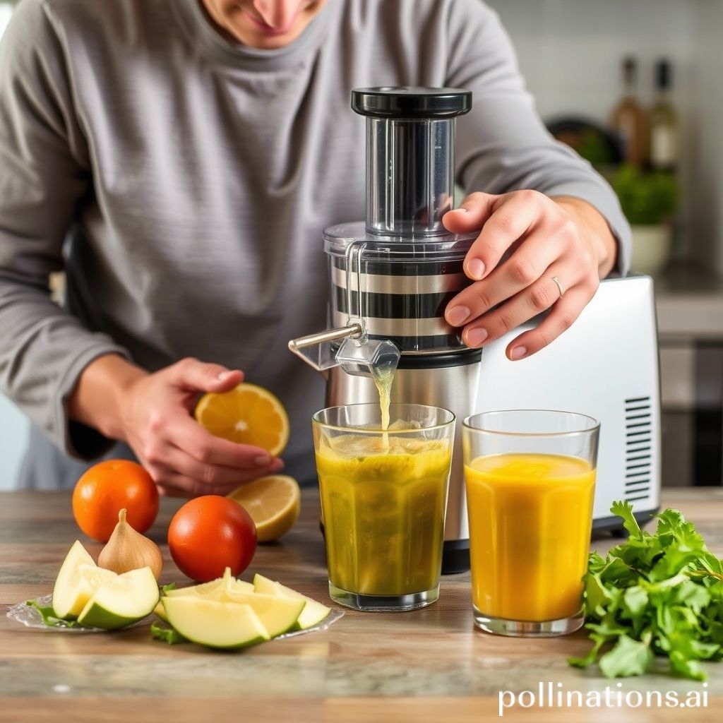 Power Juicer in Operation