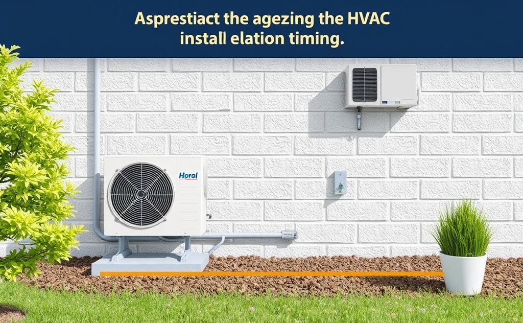 Optimal HVAC installation timing guide