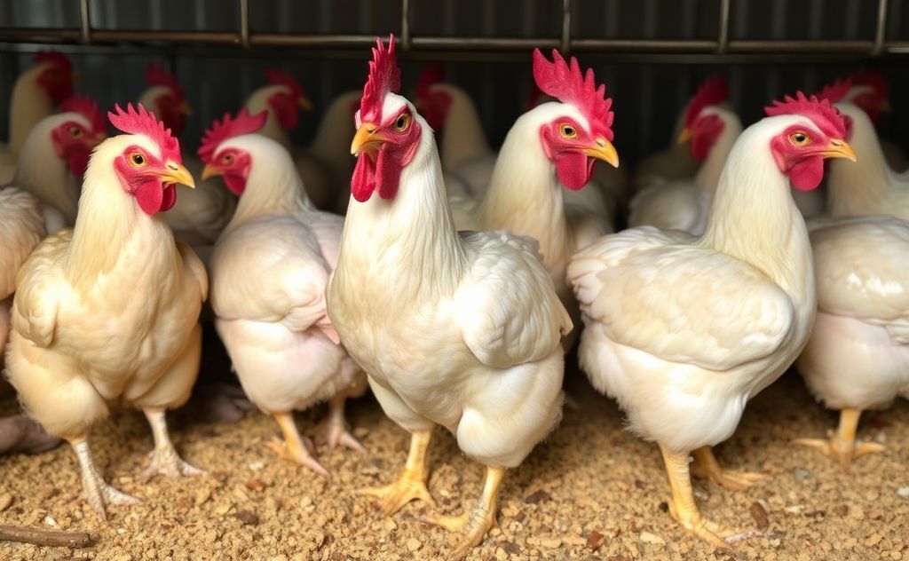 Optimal age for butchering dual-purpose chickens