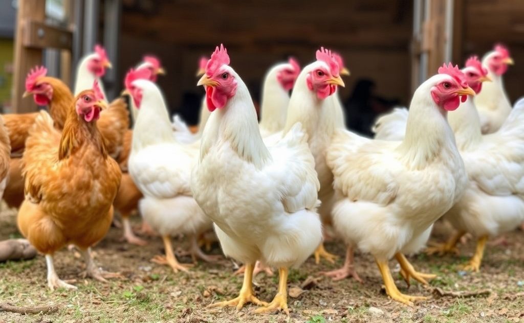 Optimal chicken flock size for beginners