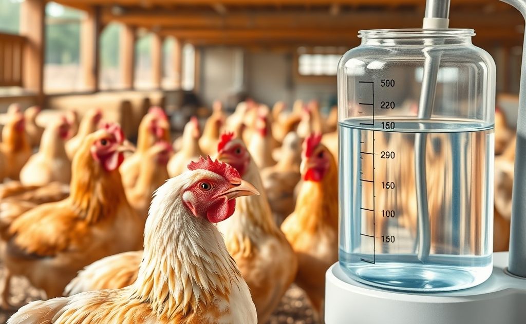 Optimal corid dosage for chickens in water