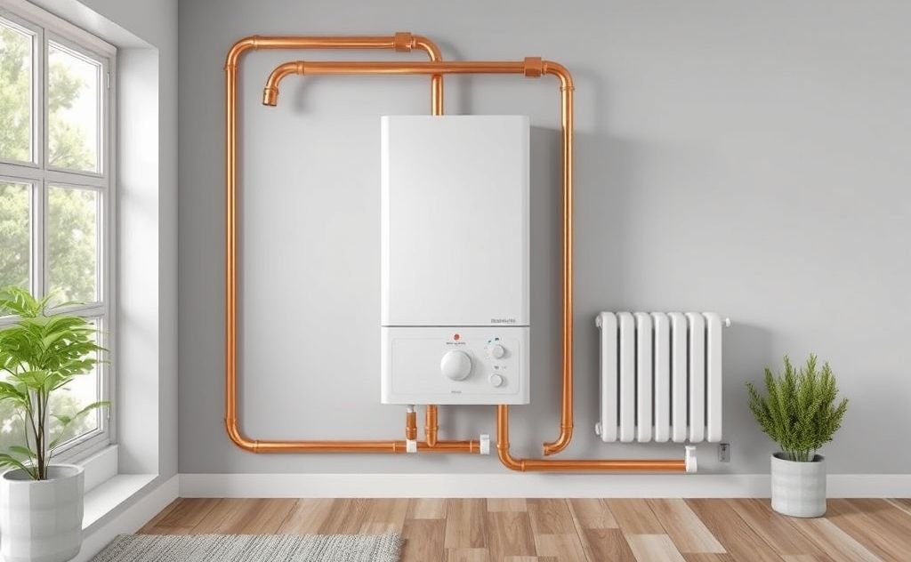 Optimal hot water temperature for central heating