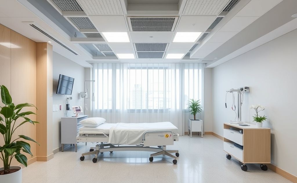 Optimal humidity control in healthcare settings