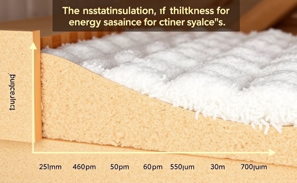 Optimal insulation thickness for energy savings