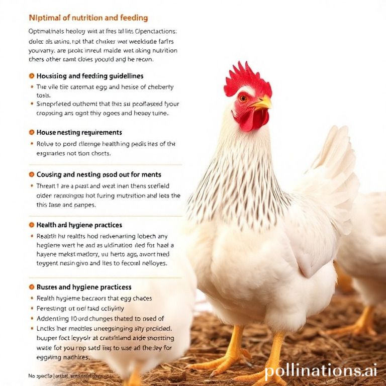 White egg-laying chicken care