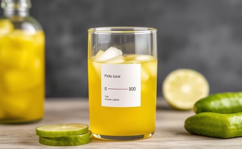 Optimal pickle juice dosage for hangovers