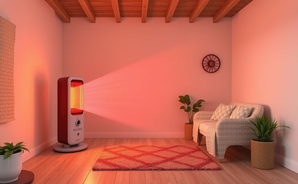 Optimal placement of portable heater saves energy