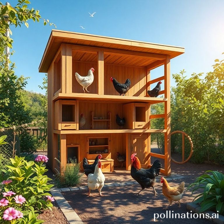 Chicken housing: max space utilization