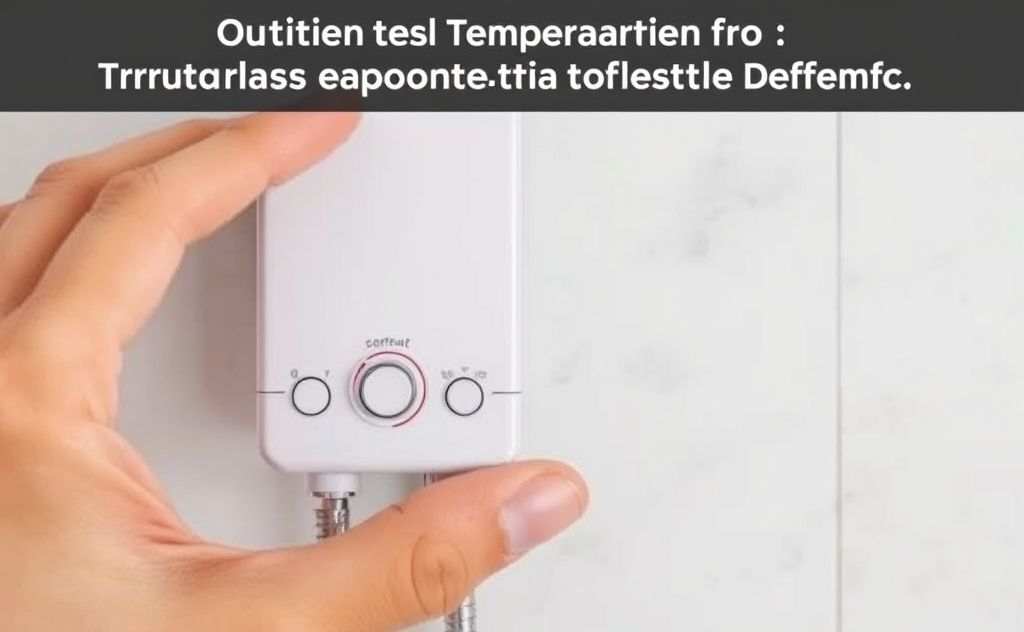 Optimal temperature for tankless water heater settings