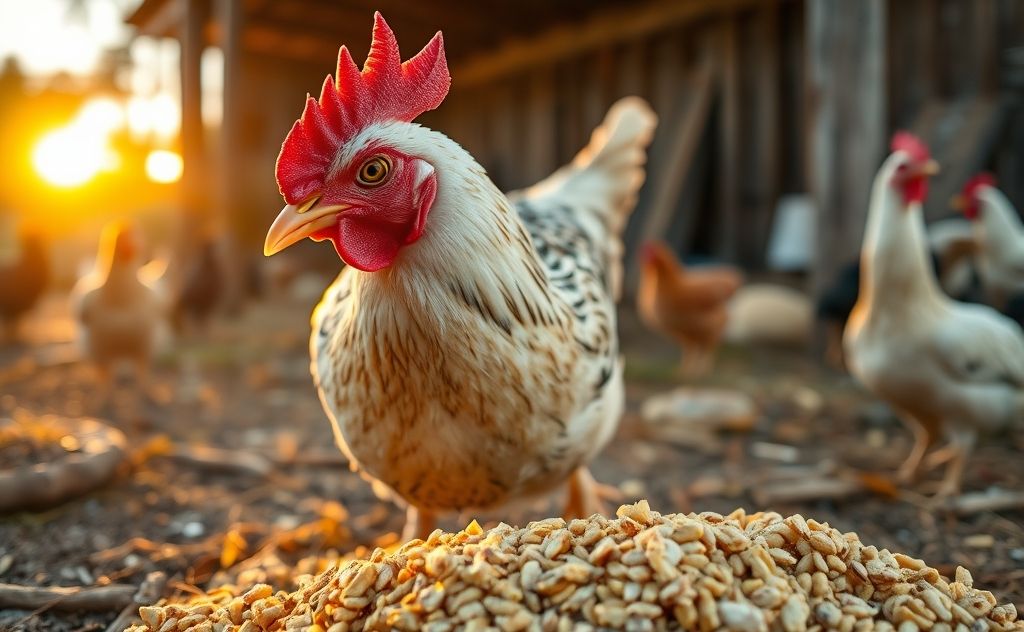 Optimal time to switch chickens to layer feed