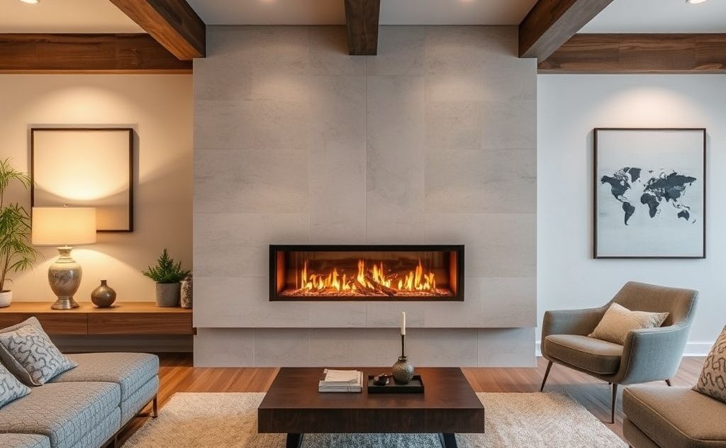 Optimize fireplace design for energy efficiency