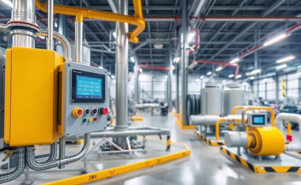 Optimize temperature control in industrial zones