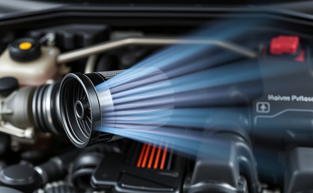 Optimized air intake system with clean airflow
