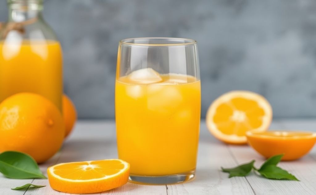 Orange juice and type 2 diabetes effects.